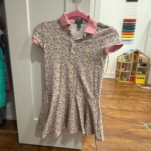 Polo by Ralph Lauren Kids Floral Polo Dress - Pink and Multicolor